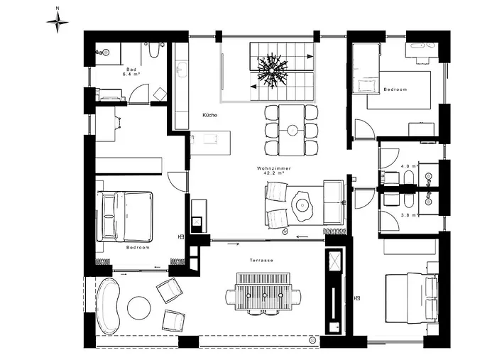شقة Nautilus-bay - Vierzimmer Penthouse 430 زافالا